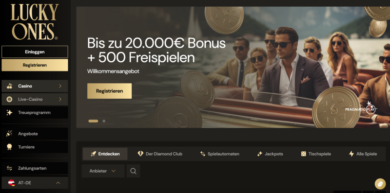Lucky Ones – bestes Online-Casino laut Umfragen und Bewertungen in Österreich